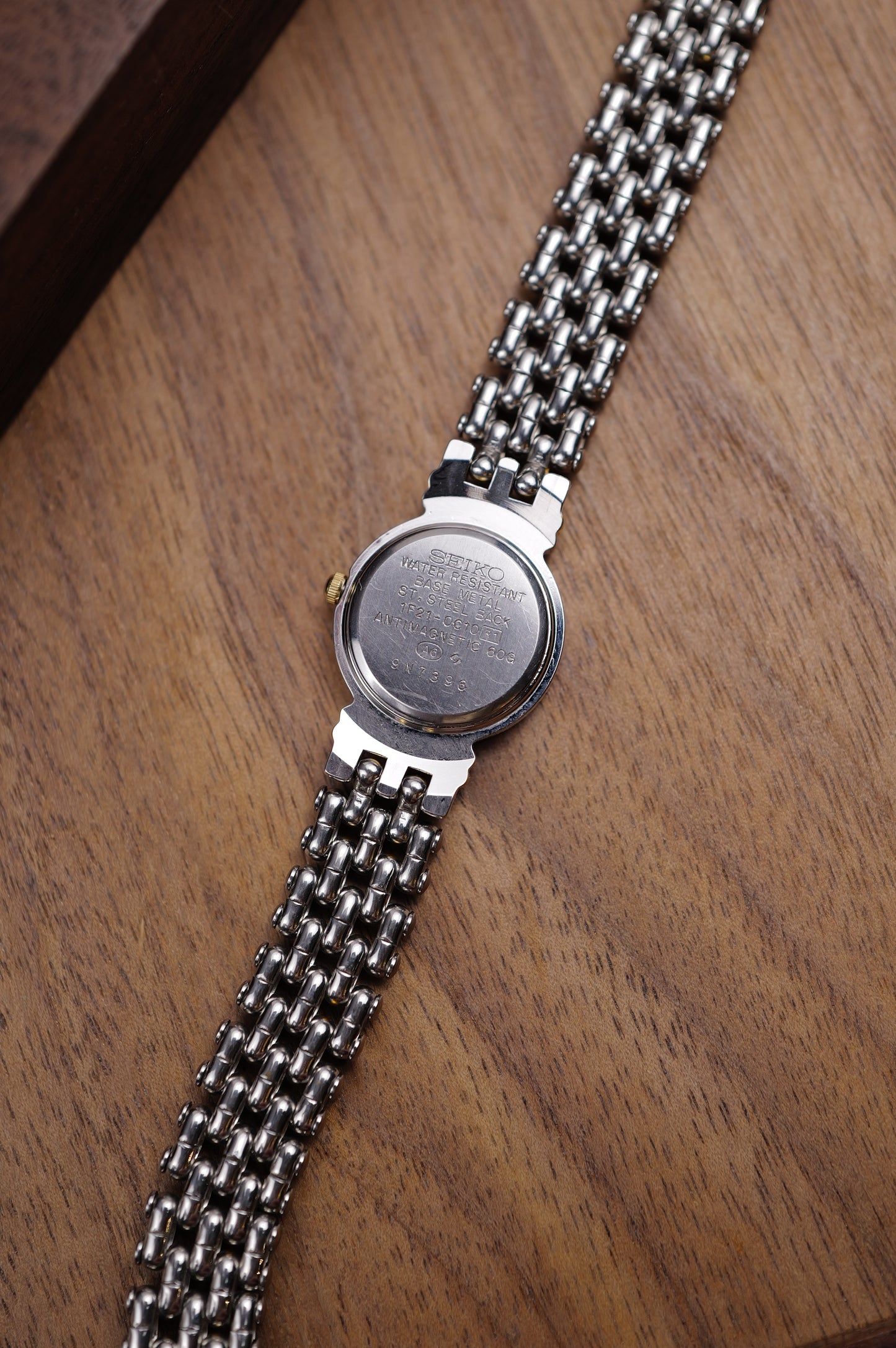 Seiko Belfina Multi-link bracelet 1F21-0C10 Circa.1989
