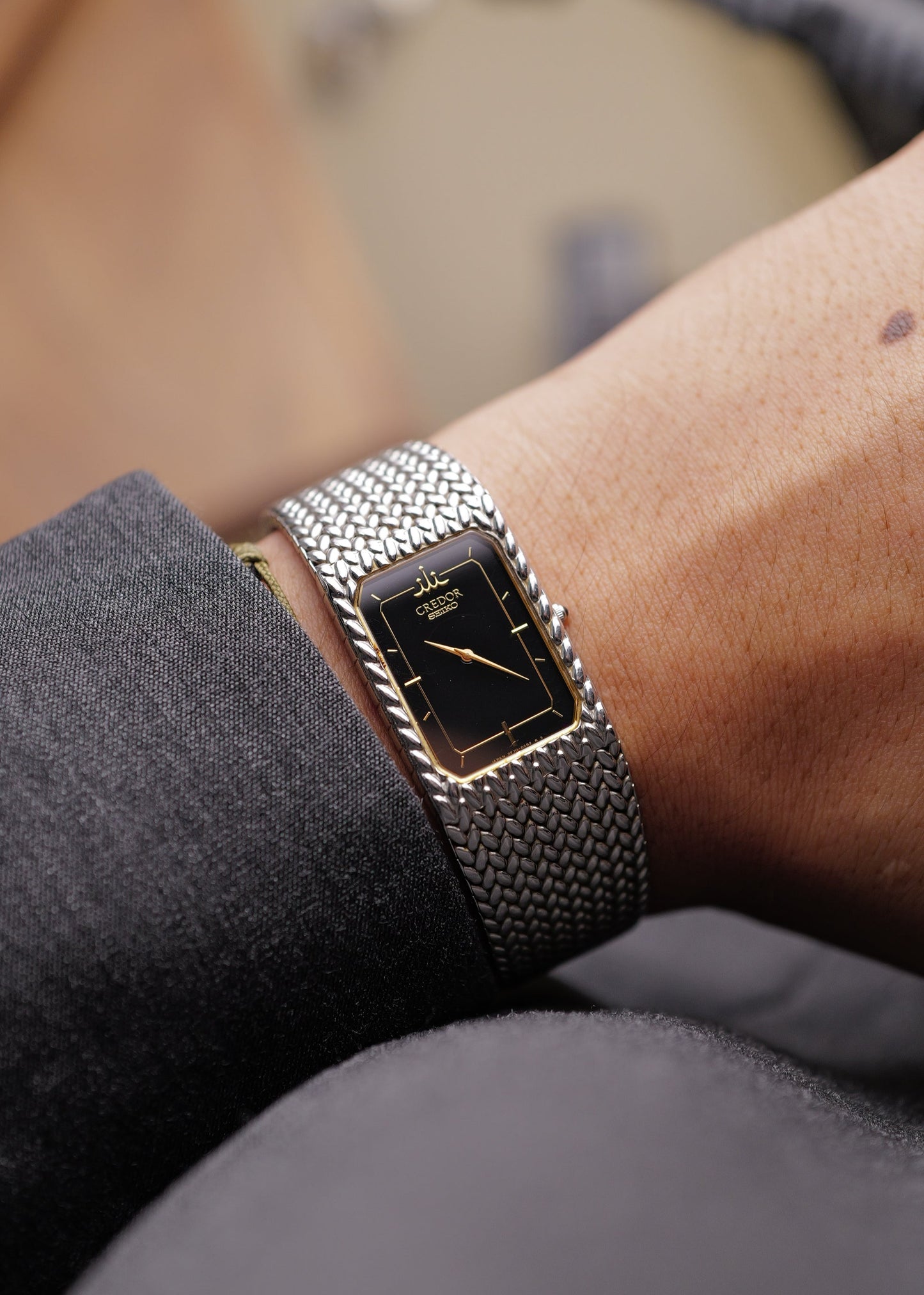 Seiko Credor integrated Bracelet "Onyx" 2F70-5330