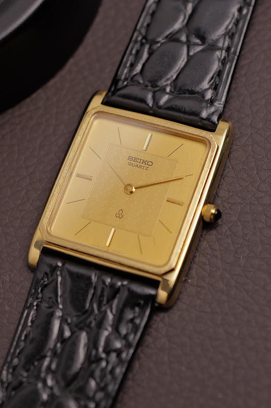 Seiko Tank Quartz with Tapestry dial 6020-5460