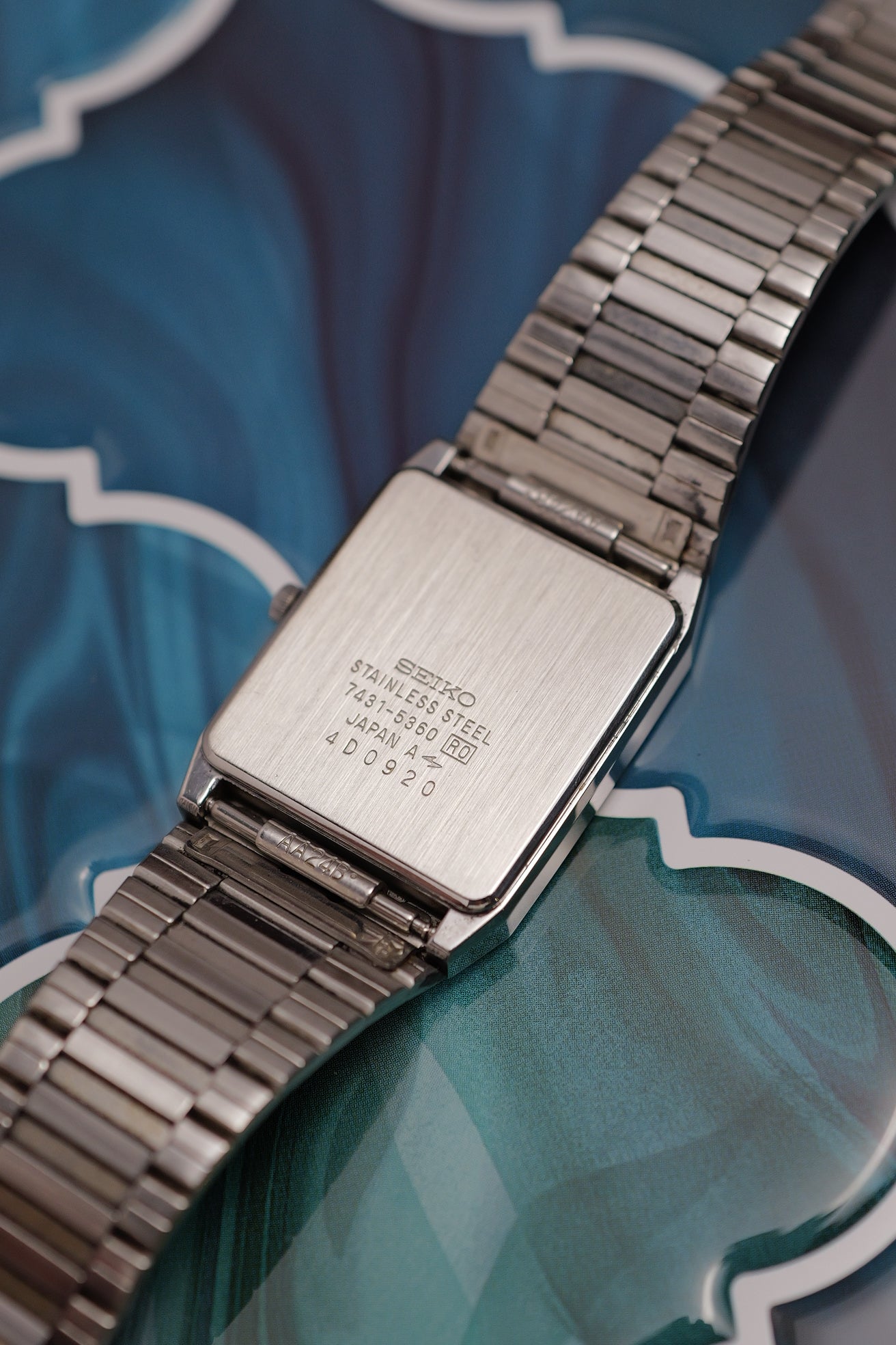 Seiko Quartz "robocop" Rectangular 7431-5360 Circa.1984