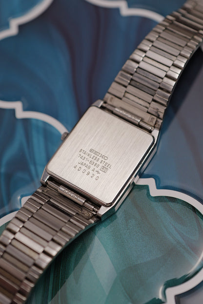 Seiko Quartz "robocop" Rectangular 7431-5360 Circa.1984
