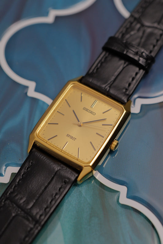 Seiko Spirit Tank Full box and warranty 7N01-5180 Circa.1996