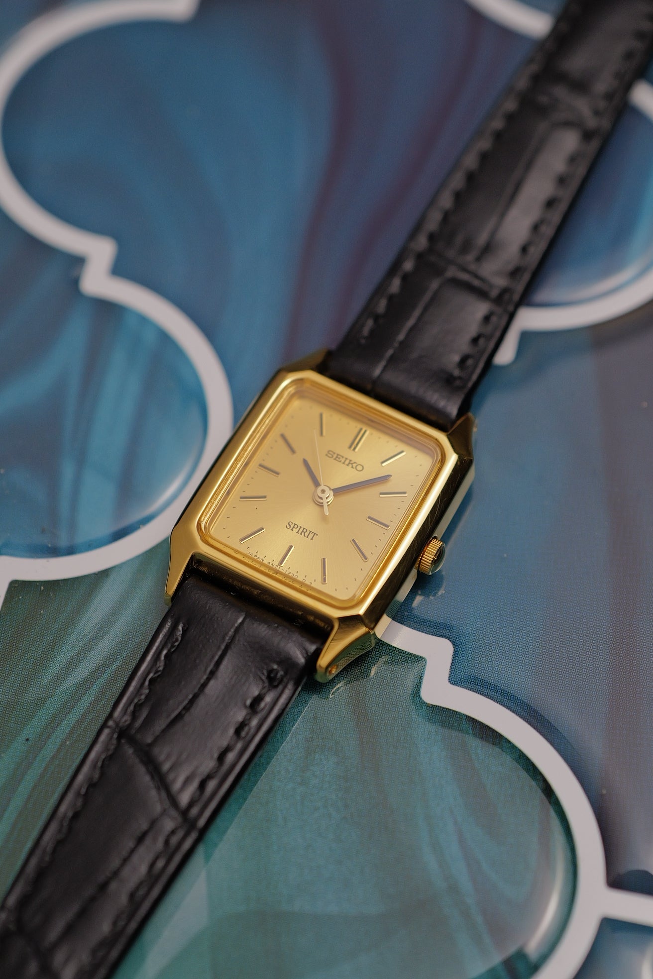 Ladies Seiko Spirit Tank Full box and warranty 4N21-5190 Circa
