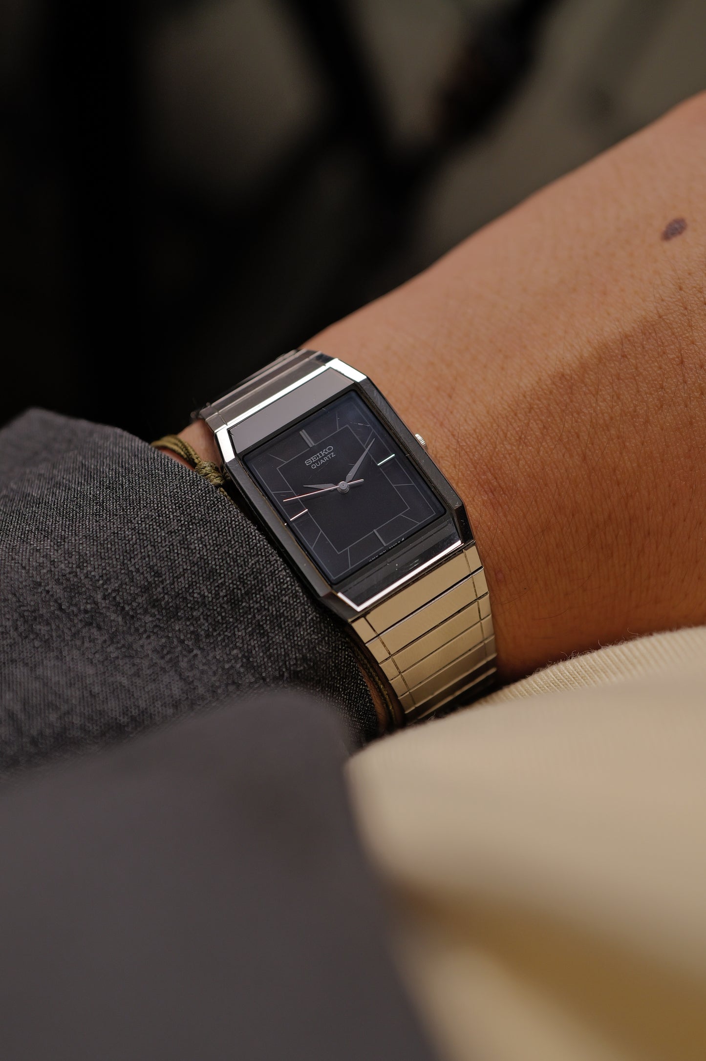 Seiko Quartz "robocop" Rectangular 7431-5360 Circa.1984