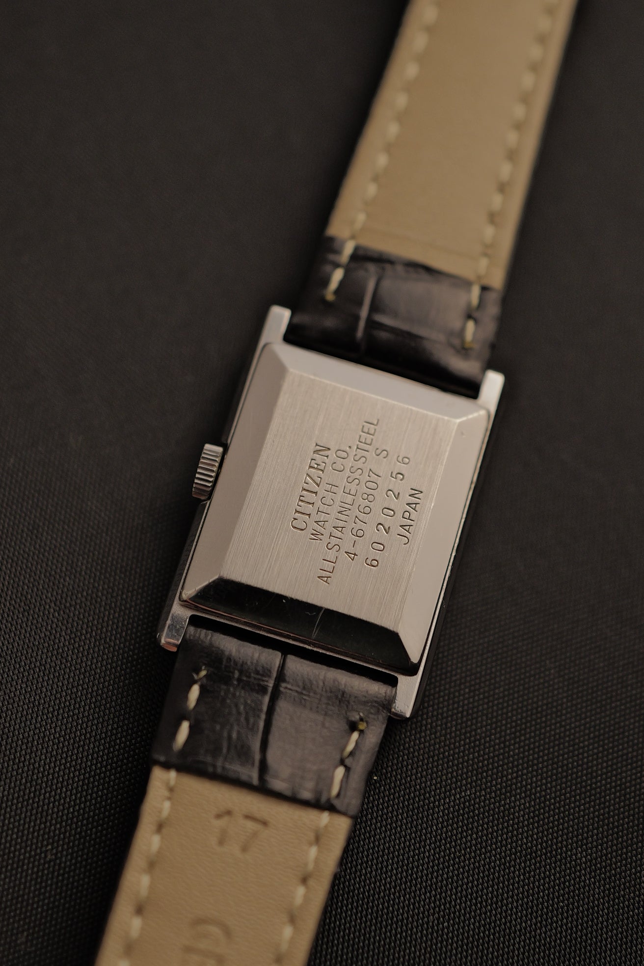 Citizen "Castalia" Tank Circa. 1980s Manual winding