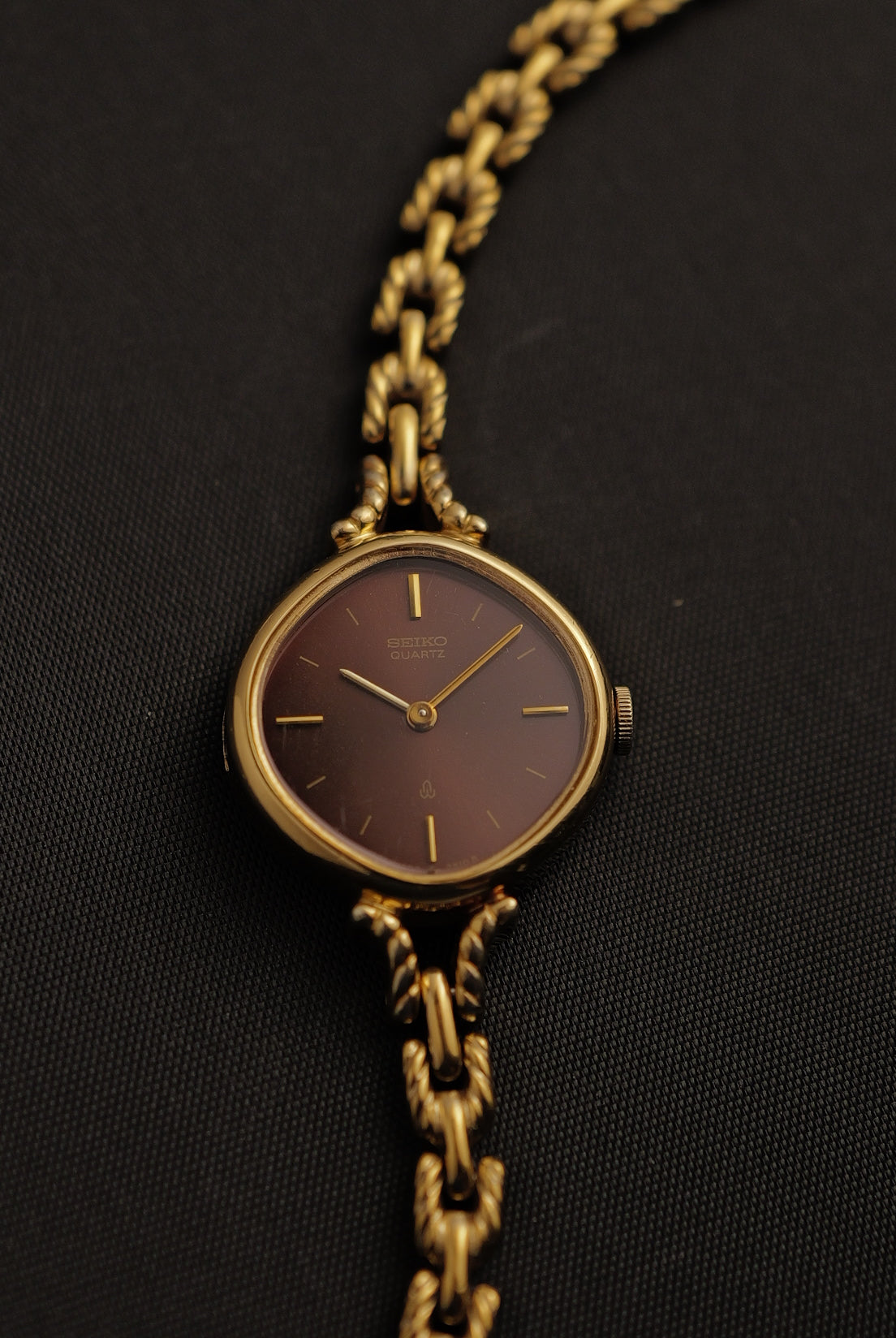 Seiko Quartz "Amber flare" Circa. 1980