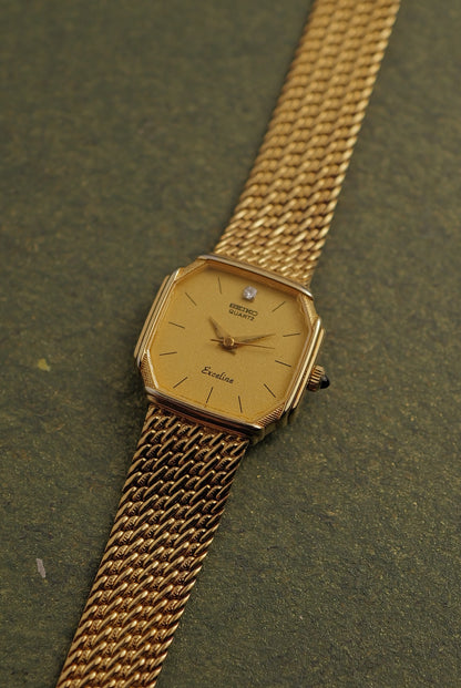 Seiko Exceline "Octa Chain" Circa.1985 (cut to size)