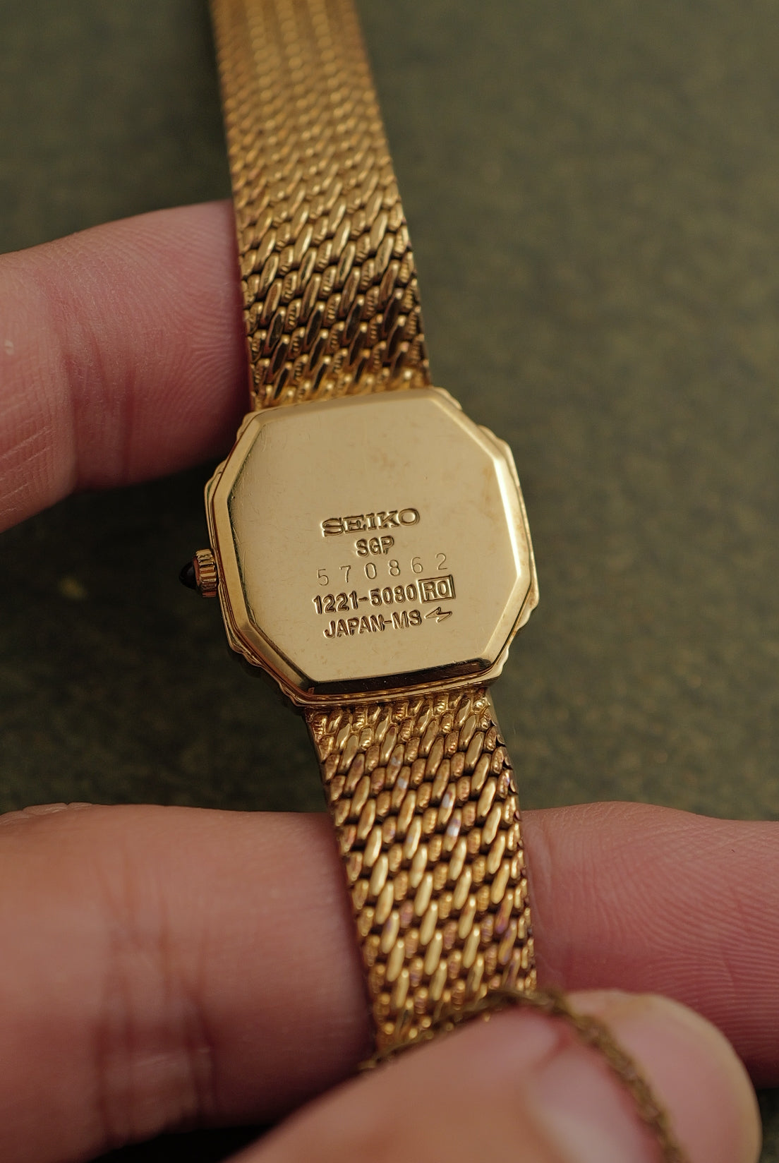 Seiko Exceline "Octa Chain" Circa.1985 (cut to size)