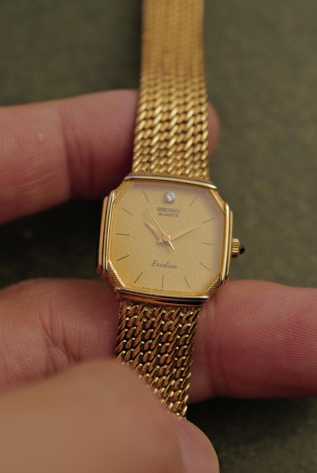 Seiko Exceline "Octa Chain" Circa.1985 (cut to size)