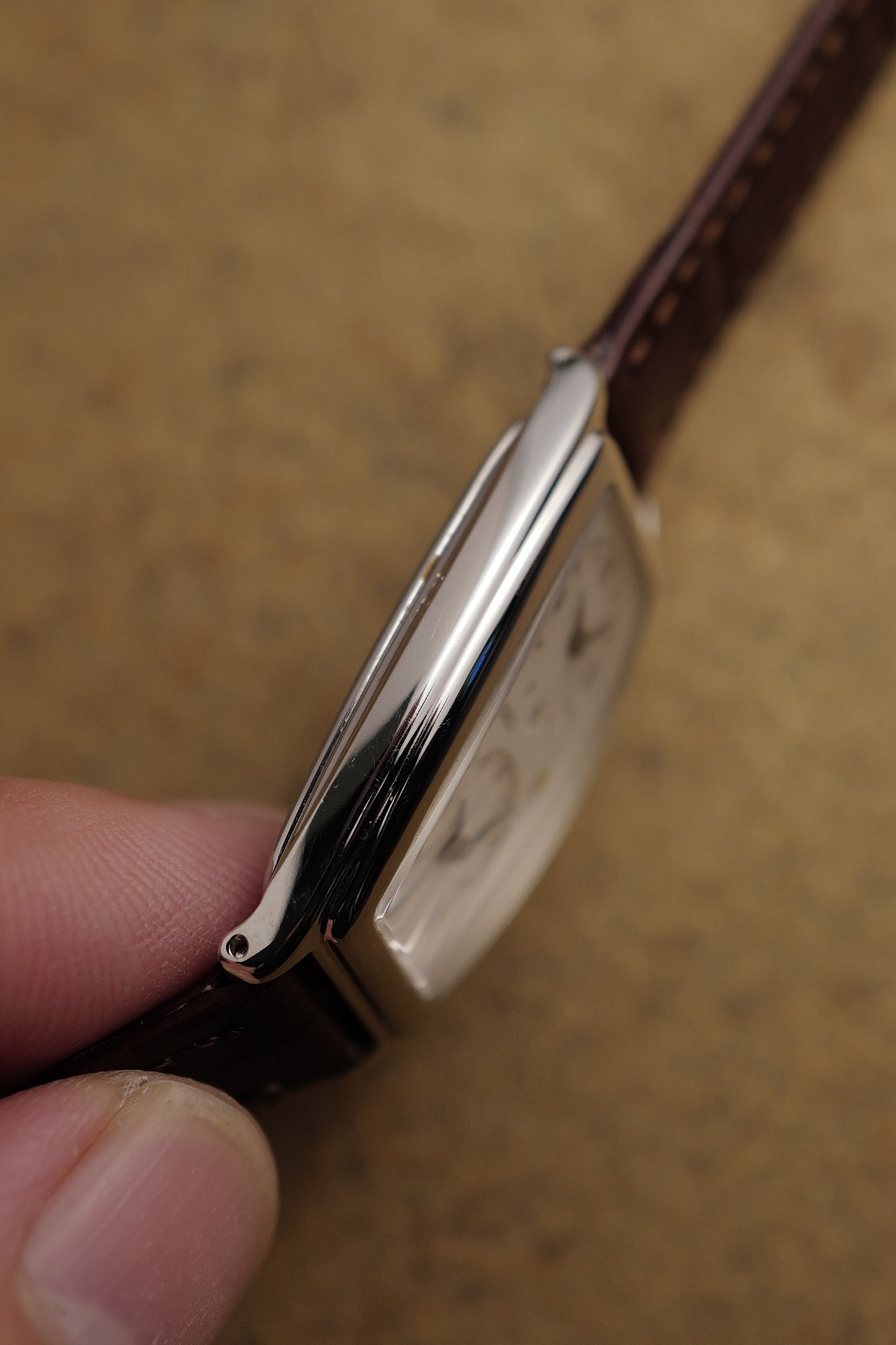 Seiko "Tonneau Dual time" Circa. 1995 in steel