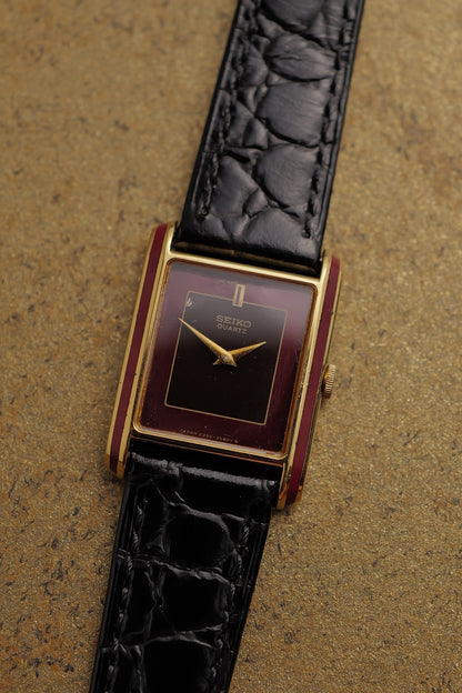 Seiko Tank Art-Deco Lacquer Circa. 1982