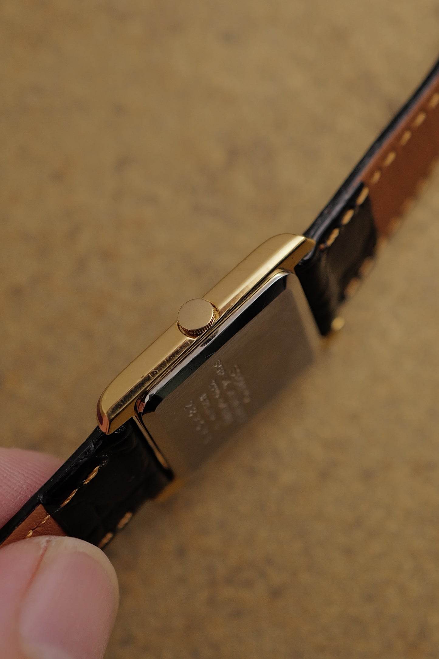 Seiko Tank Art-Deco Lacquer Circa. 1982