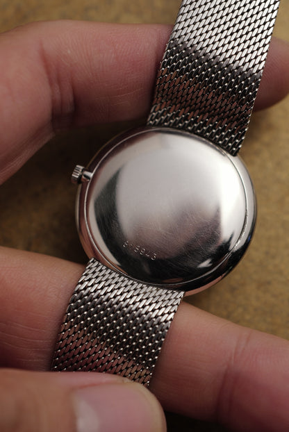 Juvenia "Sunburst Silver" Pebble Disco volante Circa. 1970s