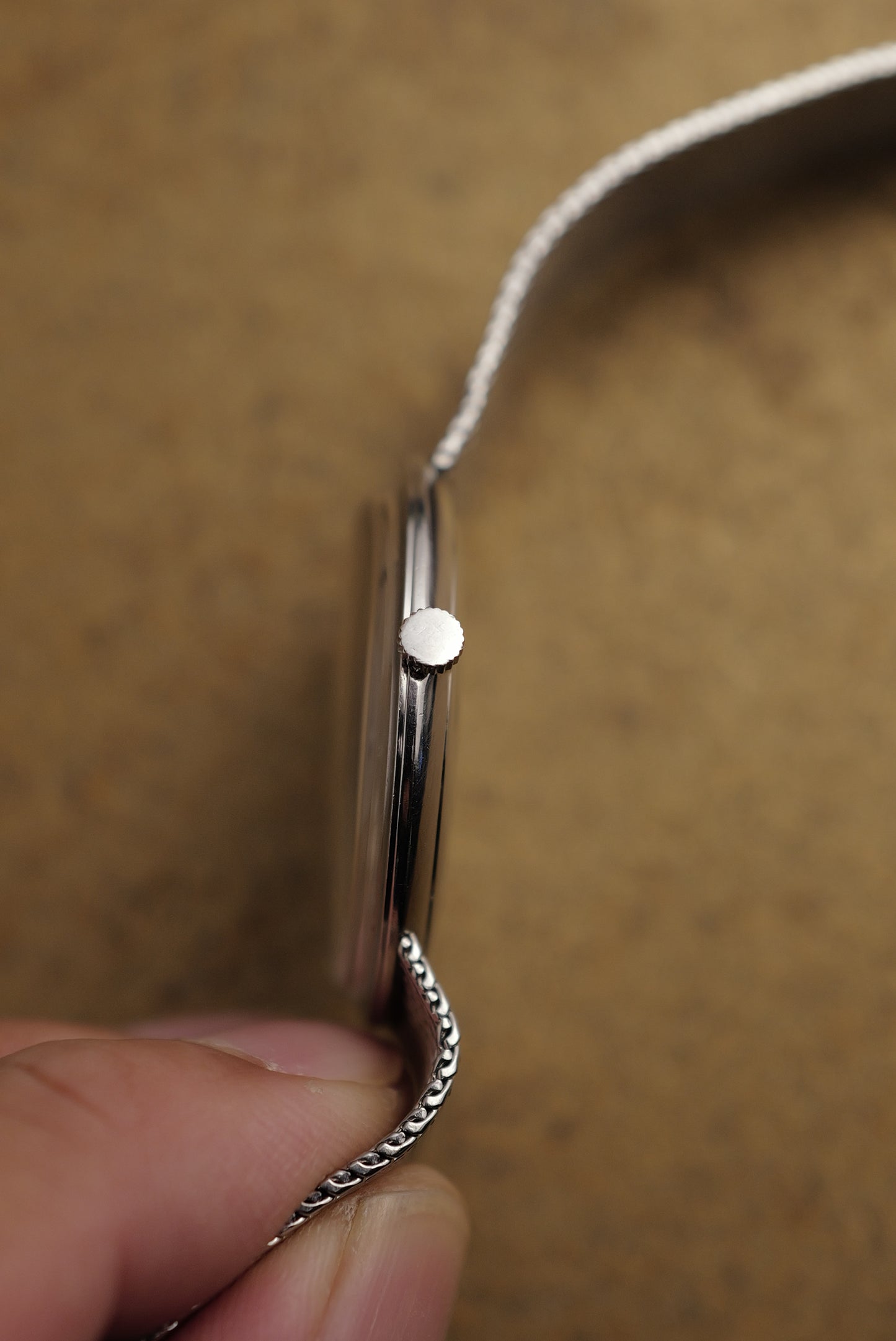 Juvenia "Sunburst Silver" Pebble Disco volante Circa. 1970s