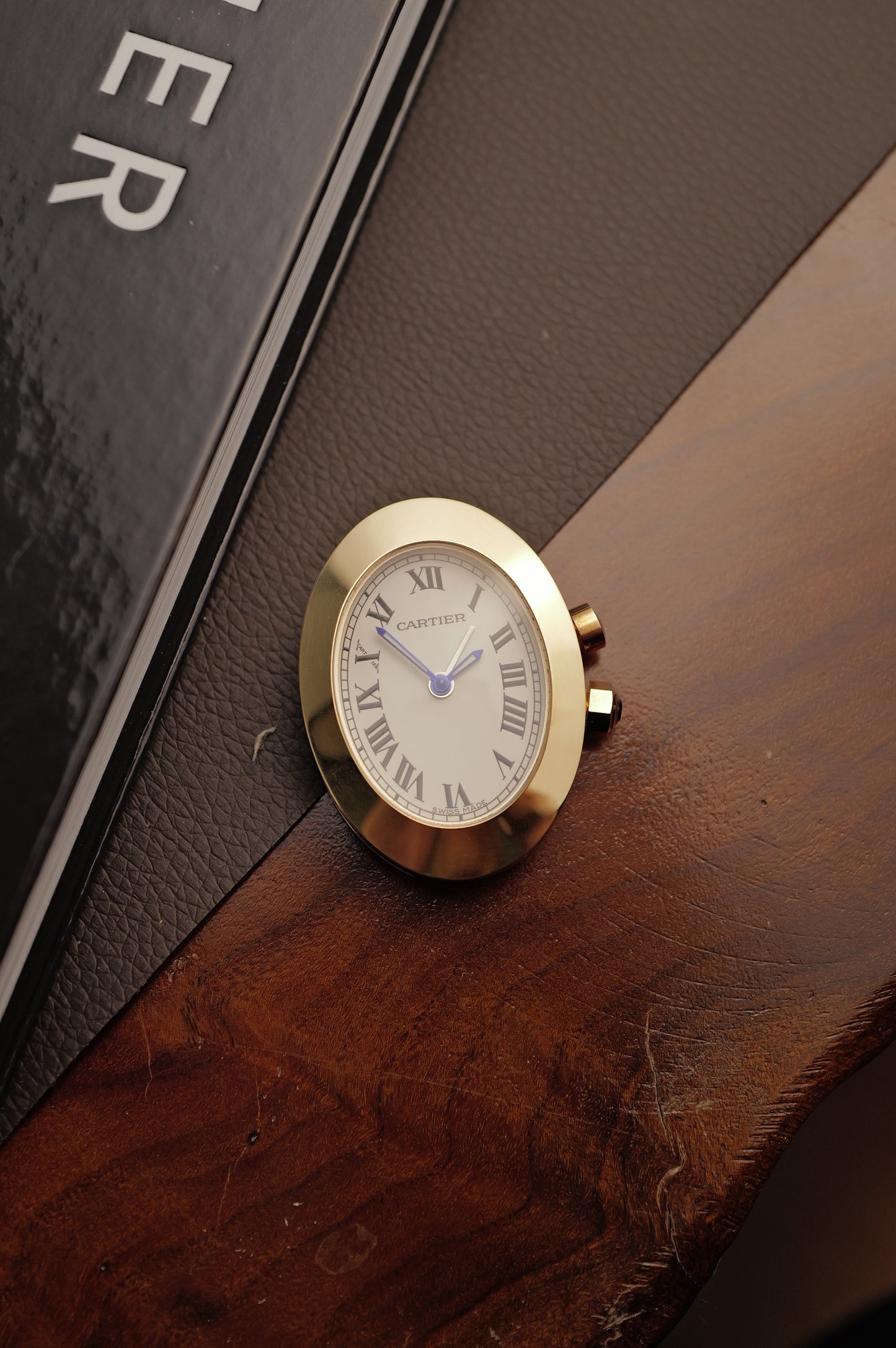 Cartier "Baignoire" Travel Clock with original box