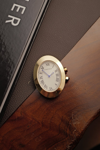 Cartier "Baignoire" Travel Clock with original box