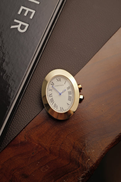 Cartier "Baignoire" Travel Clock with original box