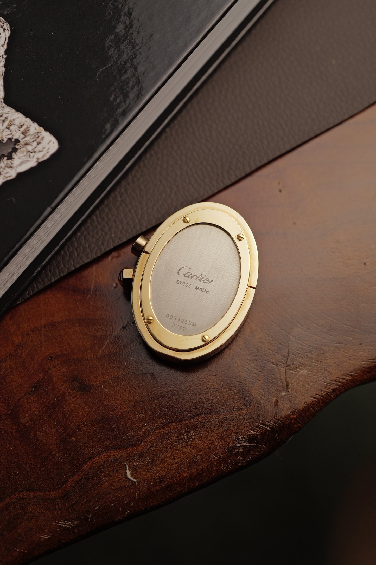 Cartier "Baignoire" Travel Clock with original box