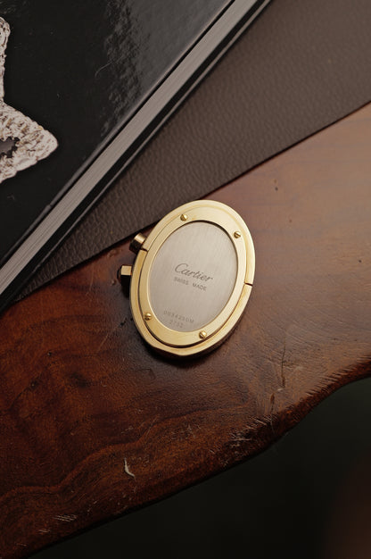 Cartier "Baignoire" Travel Clock with original box