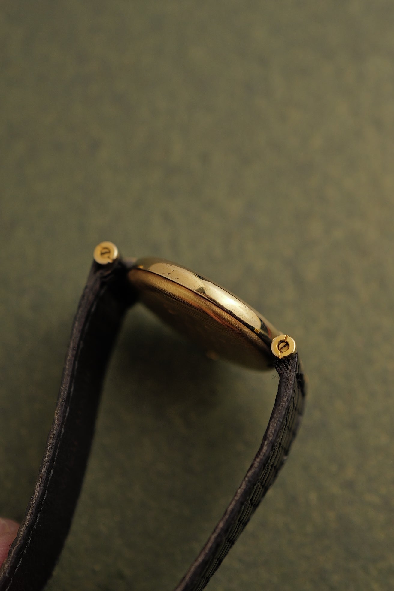 Cartier Vendome "Onyx" Lacquer SM Quartz papers and pouch