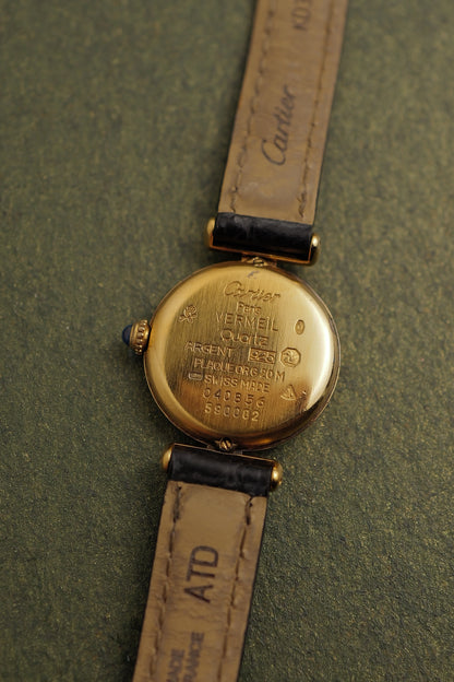 Cartier Colisee " Golden Sunset" Quartz Circa. 1980s with Box