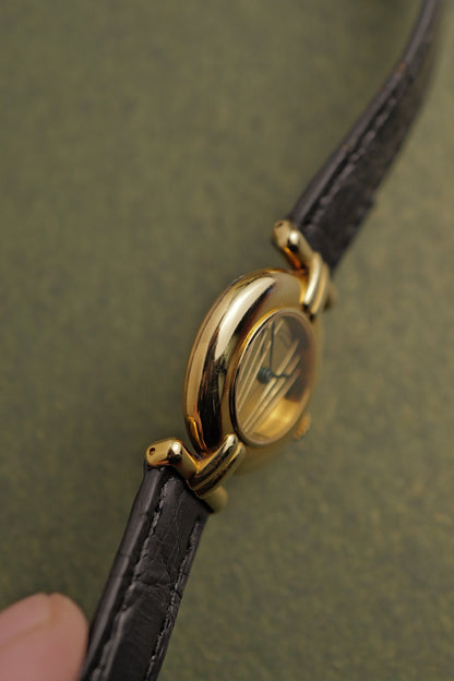 Cartier Colisee " Golden Sunset" Quartz Circa. 1980s with Box