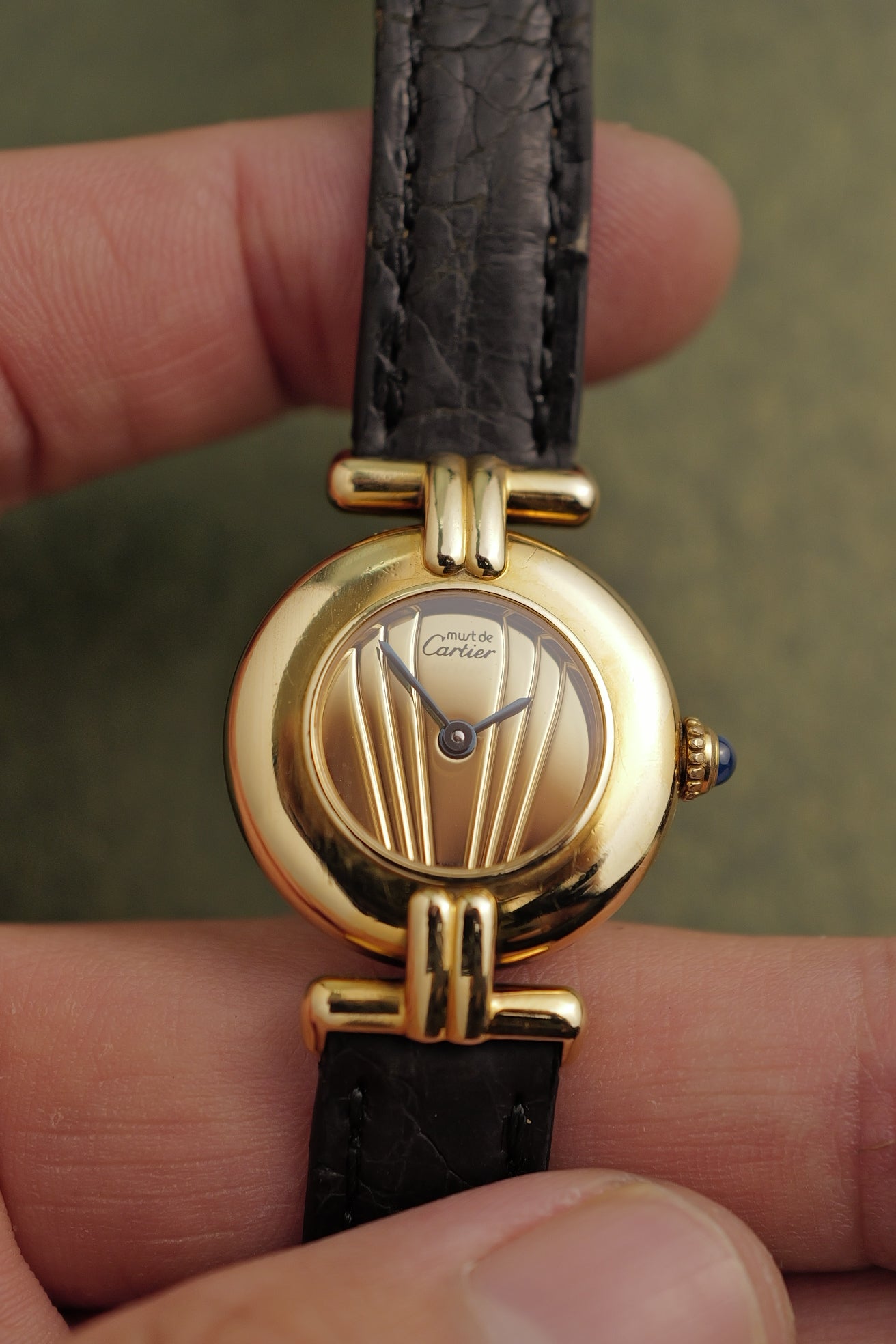 Cartier Colisee " Golden Sunset" Quartz Circa. 1980s with Box