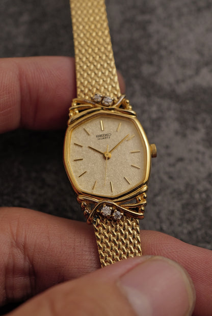 Seiko Quartz "Art-deco Octa" Circa. 1985