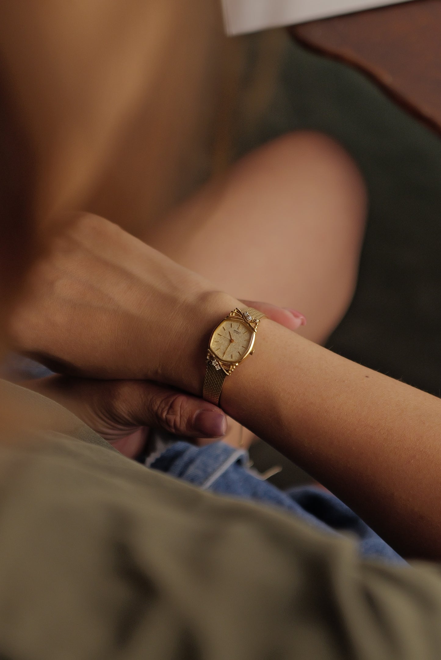 Seiko Quartz "Art-deco Octa" Circa. 1985