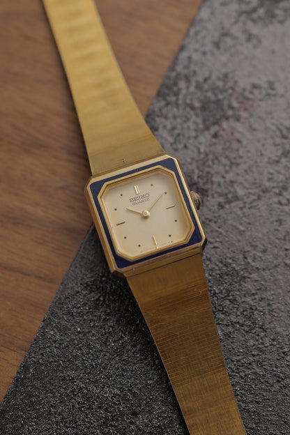 Seiko Quartz "Blue lacquer Frame" Circa. 1992.