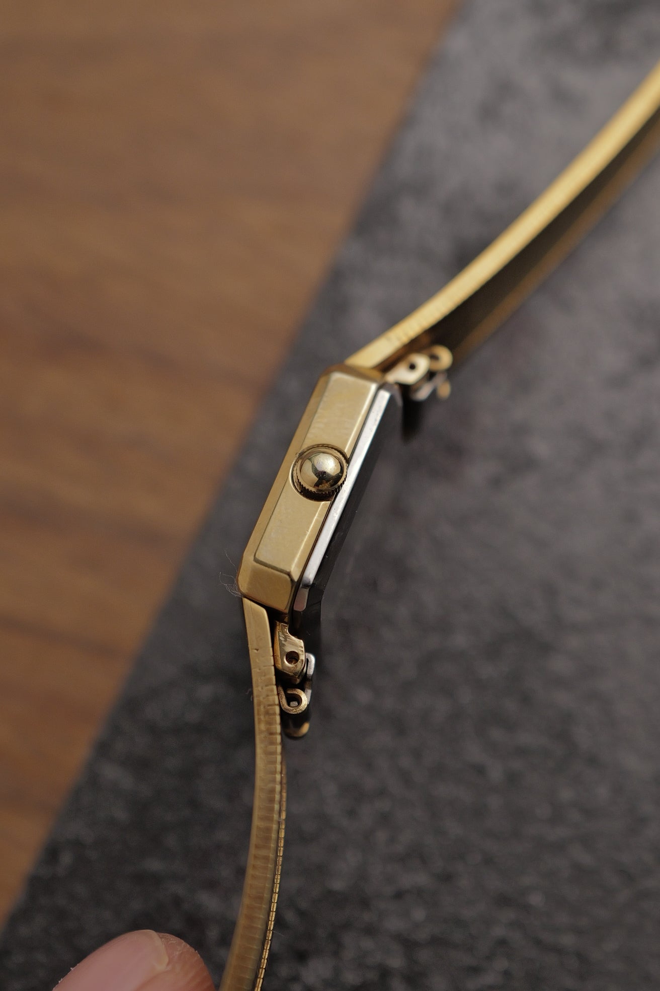 Seiko Quartz "Blue lacquer Frame" Circa. 1992.