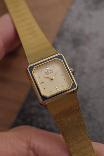 Seiko Quartz "Blue lacquer Frame" Circa. 1992.