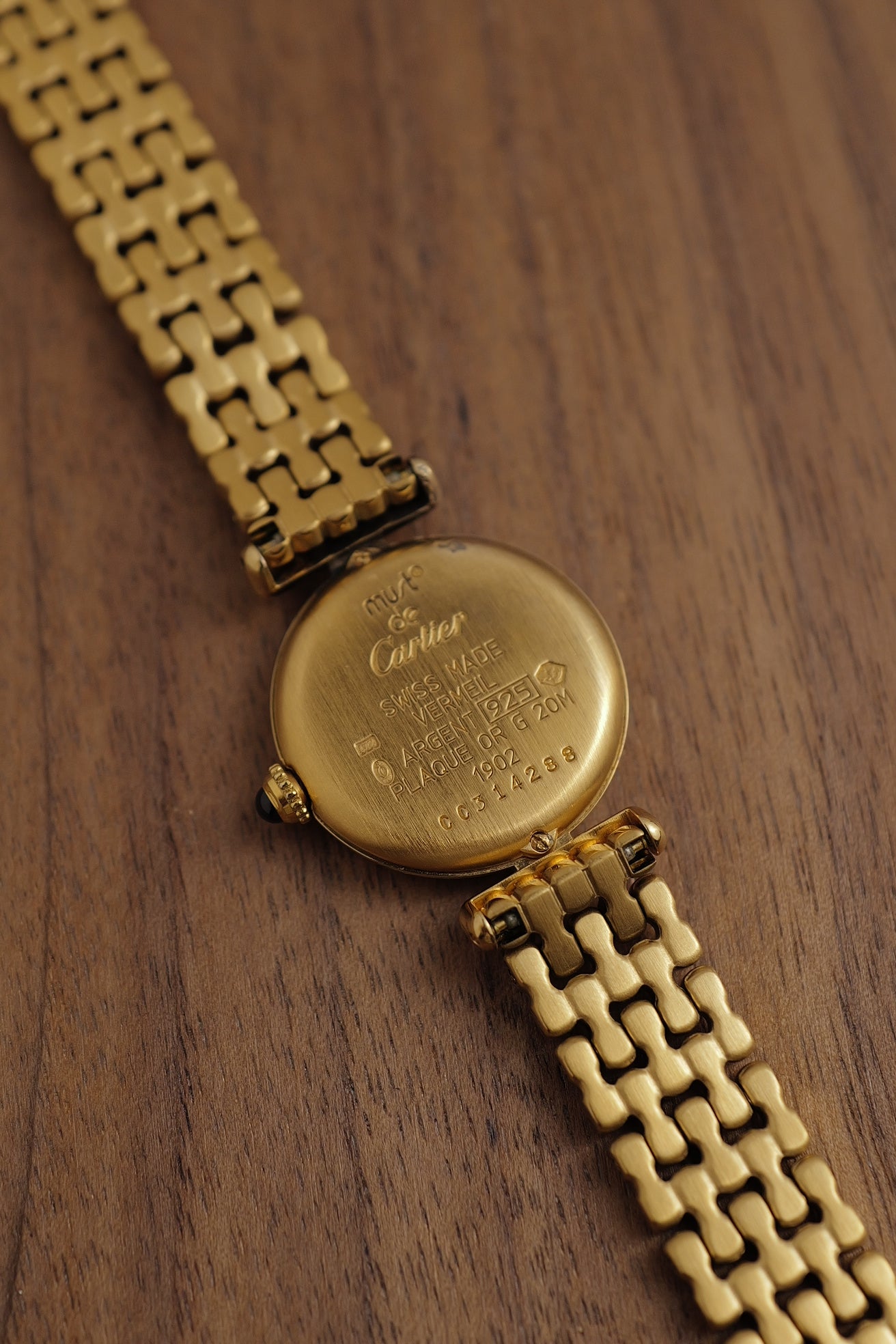 Cartier Colisee " Sunburst " Quartz Circa. 1980s with Box