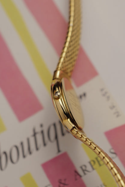 Seiko Exceline Mother of Pearl Oval w/ Diamonds Circa.1991