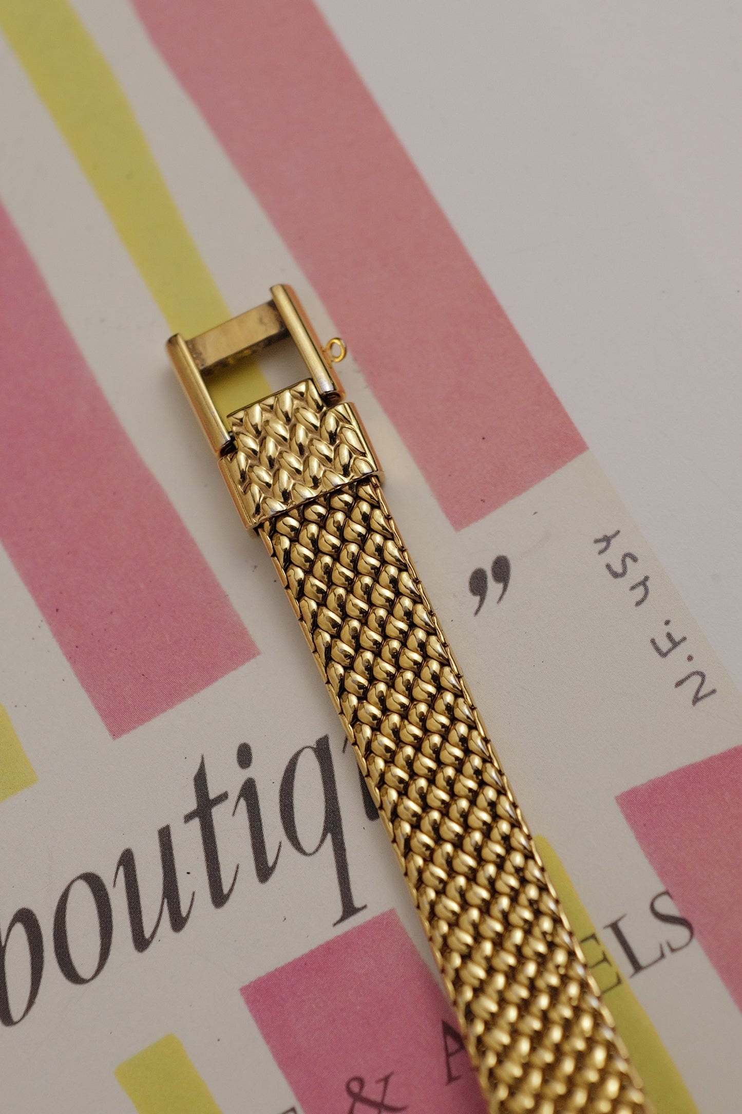 Seiko Exceline Mother of Pearl Oval w/ Diamonds Circa.1991