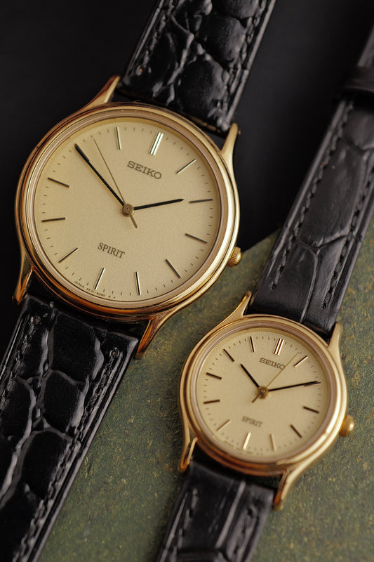 Seiko Spirit Couple Set w/ Original Box & Papers Circa. 1999
