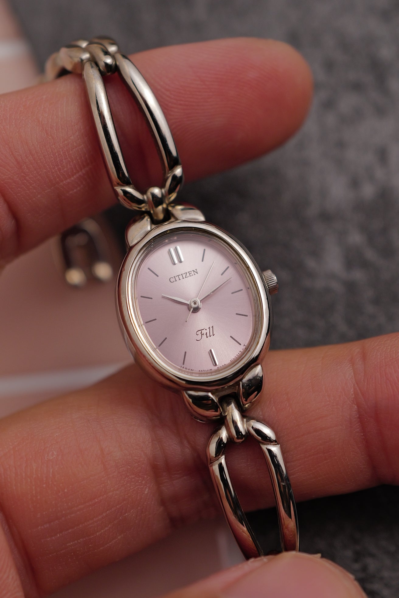 Citizen "Sunburst Pink oval" Circa.1992