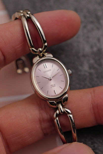 Citizen "Sunburst Pink oval" Circa.1992