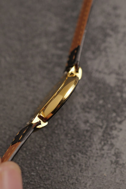 Christian Dior Black-Moon Circa. 1990s Swissmade w/ original buckle