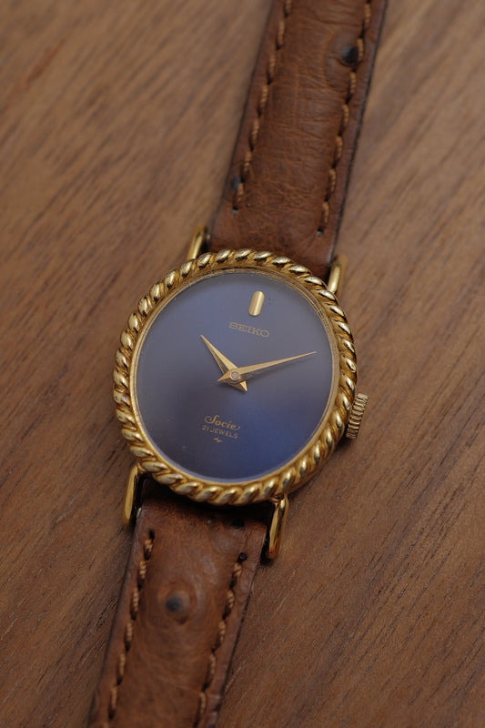 Seiko Socie Art-Deco "ribbon" Bezel Circa. 1977