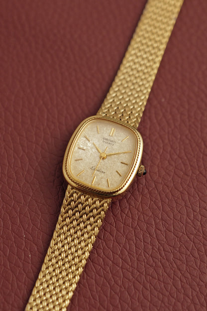 Seiko Exceline "Golden Wisp" Full Bracelet Circa. 1986