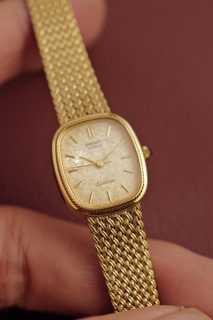 Seiko Exceline "Golden Wisp" Full Bracelet Circa. 1986