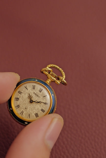 Seiko "Lacquer Bezel" Pendant watch Circa. 1970s
