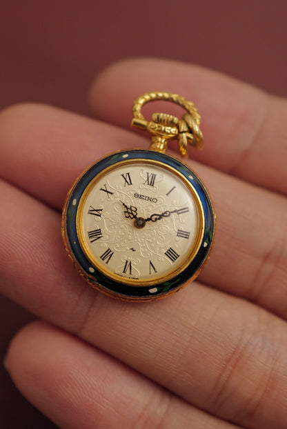 Seiko "Lacquer Bezel" Pendant watch Circa. 1970s