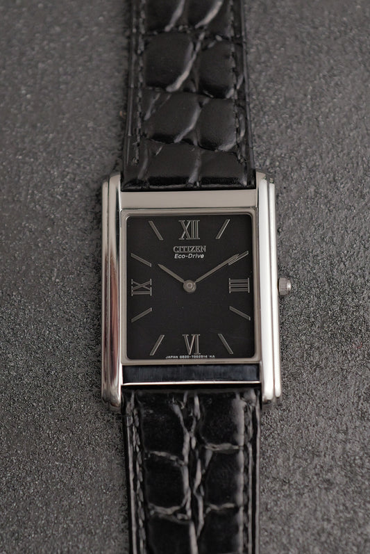 Citizen Tank Eco-drive Solar Men's Circa. 1990s