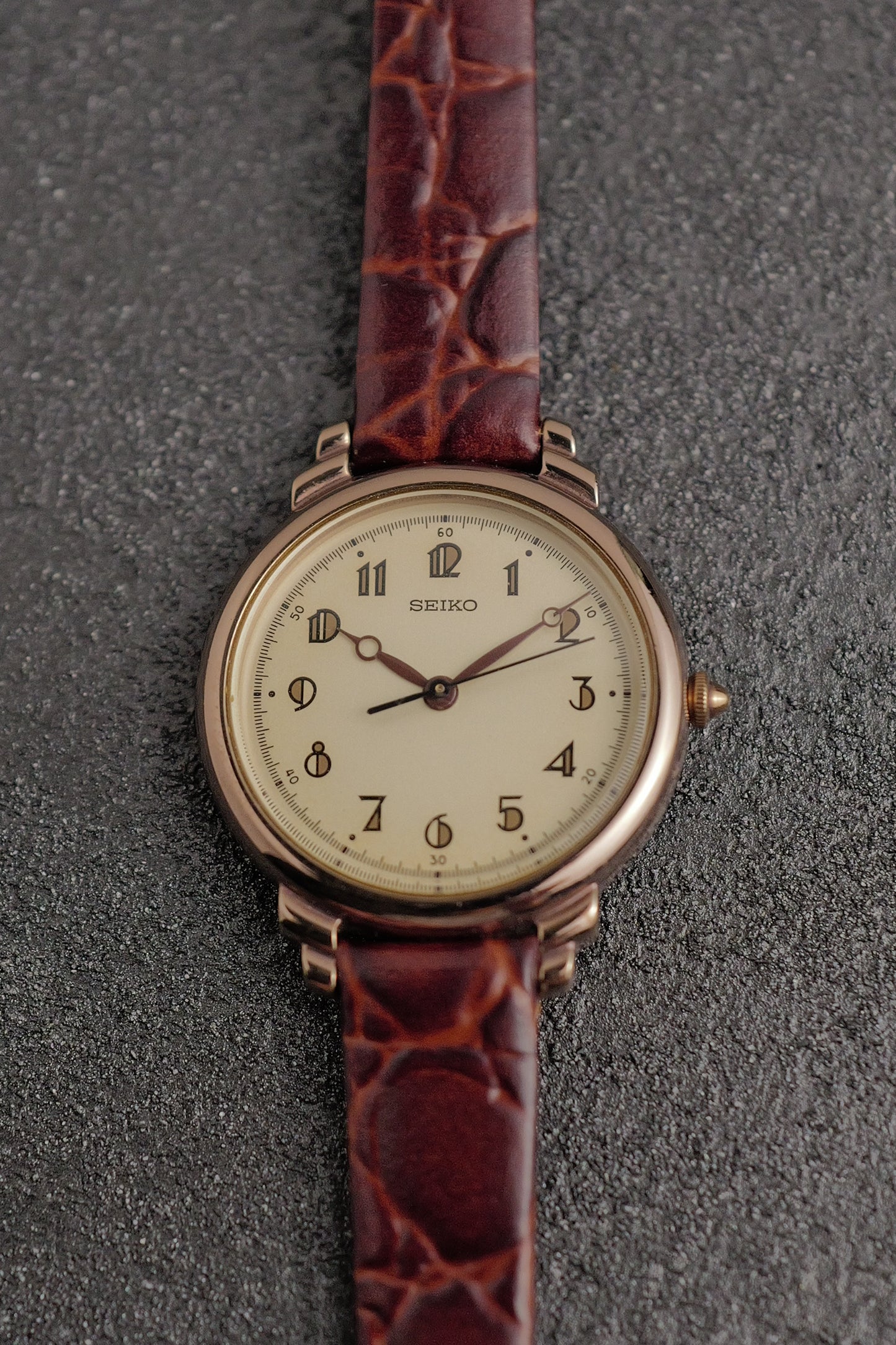 Seiko "Eggshell Art-deco" Circa. 1985