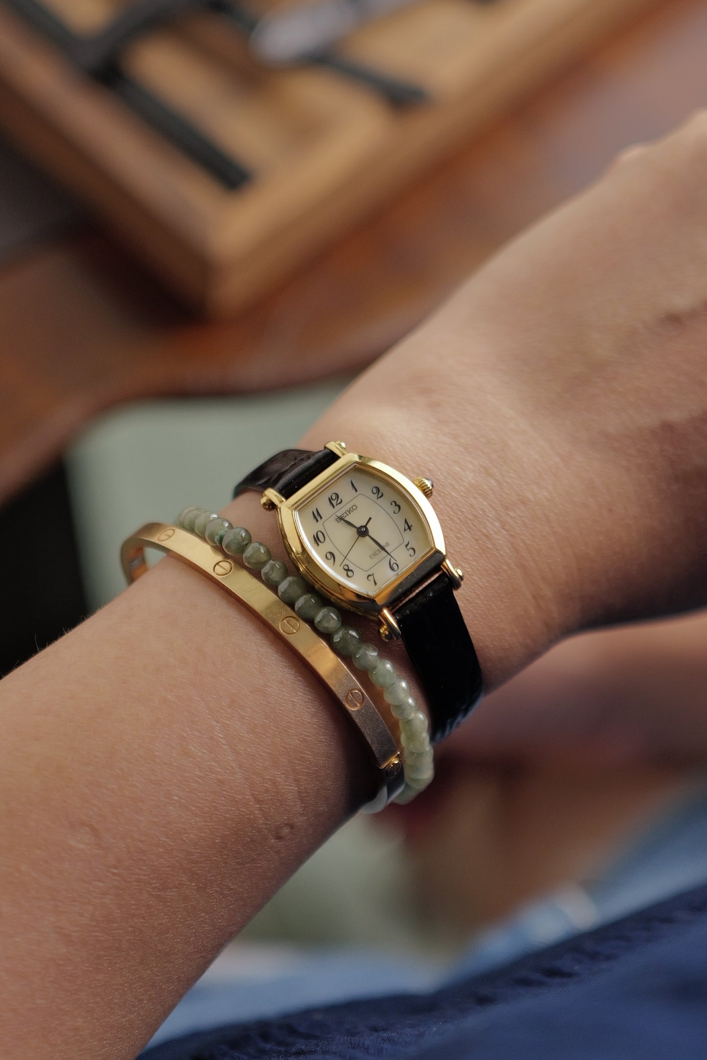 Seiko Exceline "Tortue" Mother of Pearl Circa. 1991
