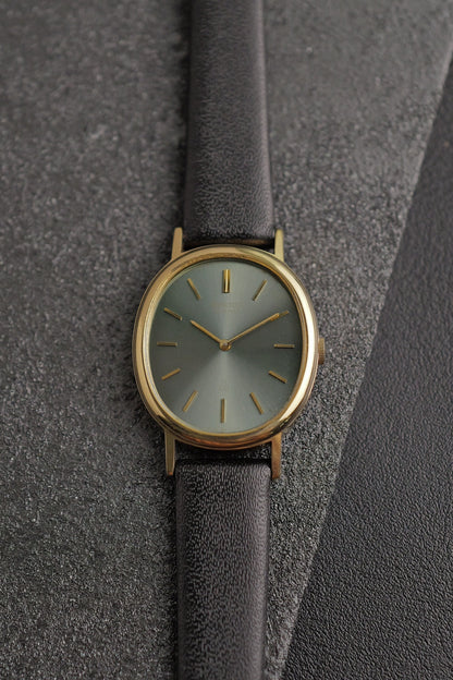 Seiko Quartz "Olive Green" Ellipse Circa. 1978