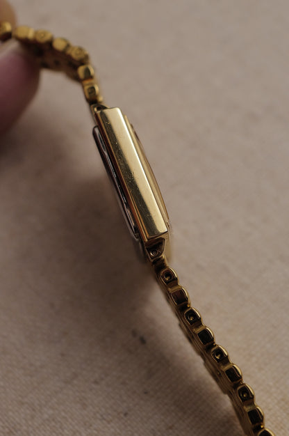 Seiko Art Deco Step Bezel on custom bracelet Circa.1995