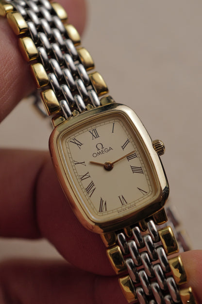 Omega De-ville "Classic Roman 2 tone" Circa. 1990s